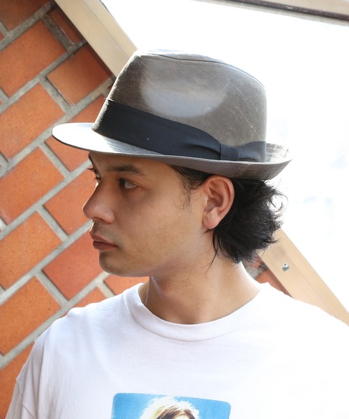 ８(eight)（エイト）の「PUレザーハイバック（ハット・メンズ・オリーブ/ブラウン/ブラック・FREE）」の3枚目の写真