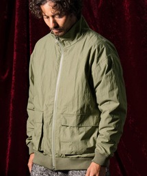 ANGENEHM | mj9430- Side slit design padded stand jacket スタンドカラージャケット(その他アウター)
