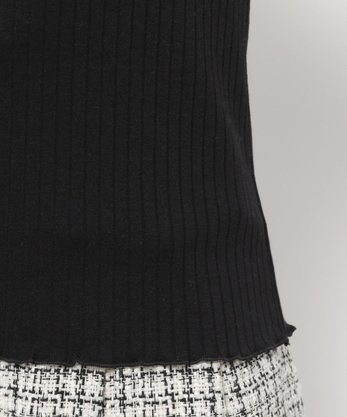 mysty woman（ミスティウーマン）の「刺繍ロゴテレコプルオーバー　978462（Tシャツ/カットソー・レディース・ブラック/ベージュ/グレイッシュブルー・FREE）」の16枚目の写真