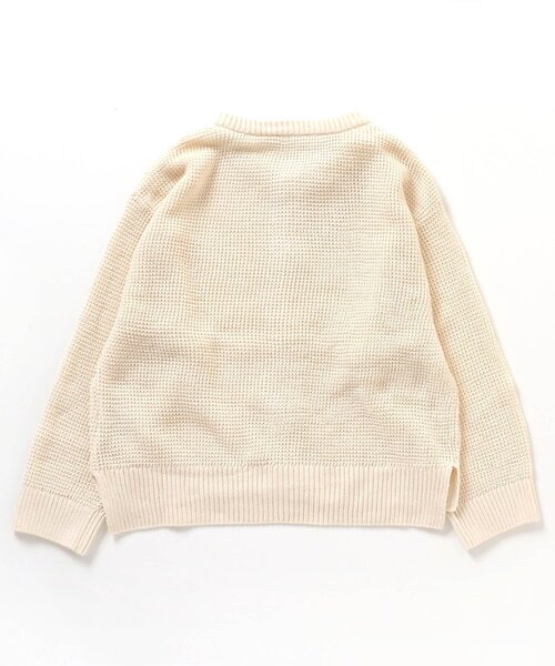 BREEZE（ブリーズ）の「【リンクコーデ可能】カラバリニットカーデ（カーディガン/ボレロ・キッズ・ネイビー/ライム/オフホワイト/ピンク・140/80/130/90/110/120/100）」の9枚目の写真