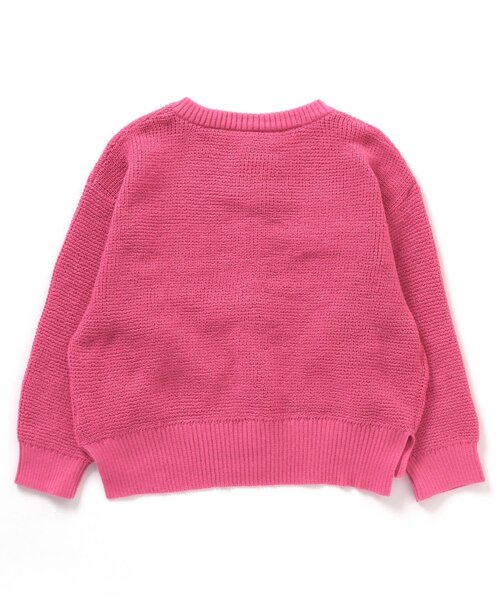 BREEZE（ブリーズ）の「【リンクコーデ可能】カラバリニットカーデ（カーディガン/ボレロ・キッズ・ネイビー/ライム/オフホワイト/ピンク・140/80/130/90/110/120/100）」の10枚目の写真