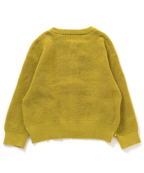 BREEZE（ブリーズ）の「【リンクコーデ可能】カラバリニットカーデ（カーディガン/ボレロ・キッズ・ネイビー/ライム/オフホワイト/ピンク・140/80/130/90/110/120/100）」の11枚目の写真