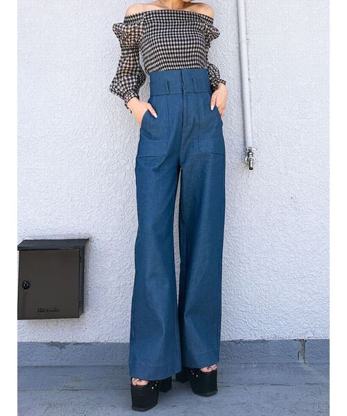 EMODA（エモダ）の「2WAY SHEER SHIRRING TOP（Tシャツ/カットソー・レディース・ブラック/その他1/その他・FREE）」の10枚目の写真