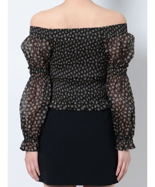 EMODA（エモダ）の「2WAY SHEER SHIRRING TOP（Tシャツ/カットソー・レディース・ブラック/その他1/その他・FREE）」の15枚目の写真