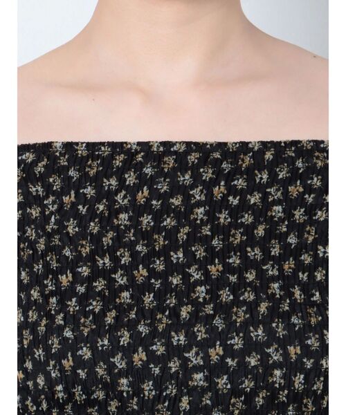 EMODA（エモダ）の「2WAY SHEER SHIRRING TOP（Tシャツ/カットソー・レディース・ブラック/その他1/その他・FREE）」の16枚目の写真