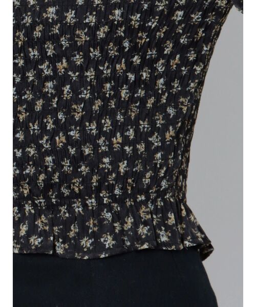 EMODA（エモダ）の「2WAY SHEER SHIRRING TOP（Tシャツ/カットソー・レディース・ブラック/その他1/その他・FREE）」の18枚目の写真