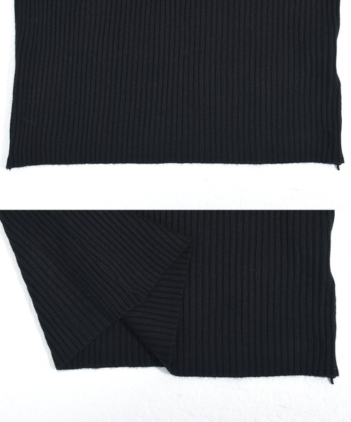 Felt-Maglietta（フェルトマリエッタ）の「ツイストネック長袖リブニット（ニット/セーター・レディース・ブラック/ホワイト・FREE）」の16枚目の写真