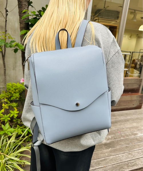 Legato Largo（レガートラルゴ）の「Legato Largo / かるいかばんＰＵ　リュック / LG-P0114Z（バックパック/リュック・レディース・ラベンダー/オリーブ/キャメル/ブラック/ベージュ系その他/ベージュ/アイボリー/ライトブルー/イエロー・ONESIZE）」の6枚目の写真