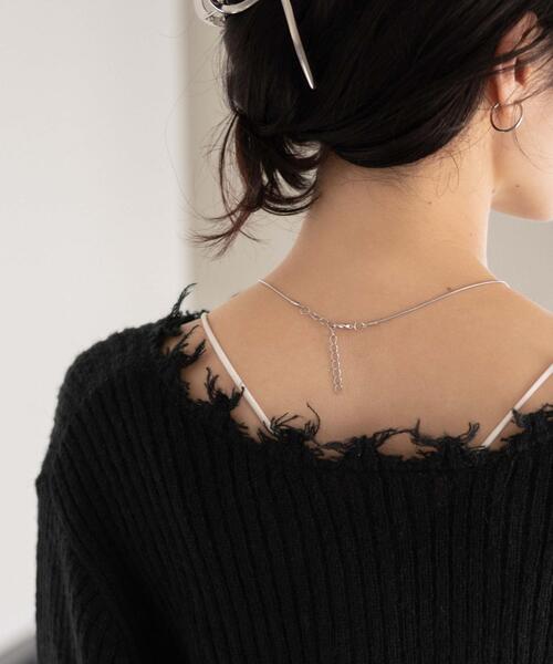 WEGO（ウィゴー）の「WEGO/ダメージニットプルオーバー（ニット/セーター・レディース・グレー/ブラック・FREE）」の22枚目の写真