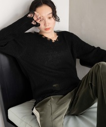 WEGO | WEGO/ダメージニットプルオーバー(ニット/セーター)