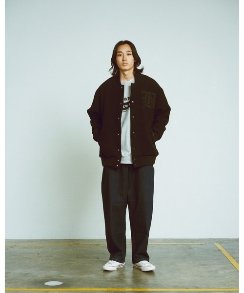 68&brothers（シックスティエイトアンドブラザーズ）の「Crew Sweat "PAY DAY"（スウェット・メンズ・ブラック/グレー・X-LARGE/LARGE）」の4枚目の写真
