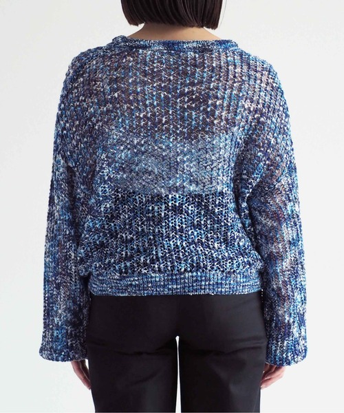 cepo（セポ）の「ミックスカラー ダンゾメニット（ニット/セーター・レディース・オレンジ/ブルー・M）」の20枚目の写真