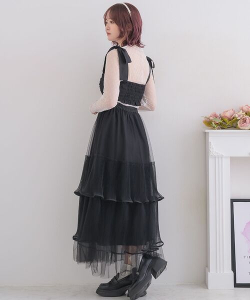 ems excite(エムズエキサイト)の「プリーツチュールSK(スカート・レディース・ブラック/ブルー/ナチュラル・FREE)」の18枚目の写真