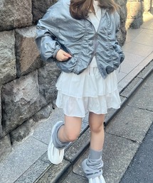 Never mind the XU / Chikashitsu+ | ストリートブランド nmtc + エヌエムティーシープラス shirring nylon zip up hoodie シャーリング ナイロンパーカー ジップパーカー ナイロンジャケット 長袖トップス 羽織り 韓国ストリート 韓国ファッション(ナイロンジャケット)