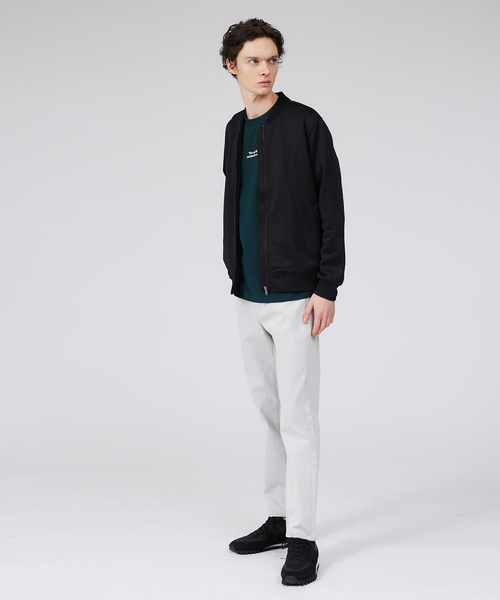 ABAHOUSE GRAY(アバハウスグレイ)の「エレガント スウェット ブルゾン(ブルゾン・メンズ・グレイッシュベージュ/オレンジ系その他/ブラック・46/48/50)」の9枚目の写真