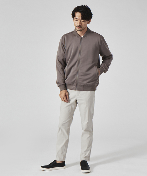 ABAHOUSE GRAY(アバハウスグレイ)の「エレガント スウェット ブルゾン(ブルゾン・メンズ・グレイッシュベージュ/オレンジ系その他/ブラック・46/48/50)」の14枚目の写真