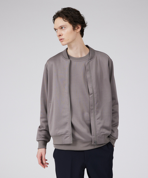 ABAHOUSE GRAY(アバハウスグレイ)の「エレガント スウェット ブルゾン(ブルゾン・メンズ・グレイッシュベージュ/オレンジ系その他/ブラック・46/48/50)」の16枚目の写真