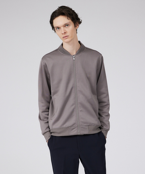 ABAHOUSE GRAY(アバハウスグレイ)の「エレガント スウェット ブルゾン(ブルゾン・メンズ・グレイッシュベージュ/オレンジ系その他/ブラック・46/48/50)」の18枚目の写真