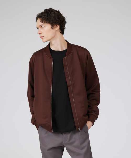 ABAHOUSE GRAY(アバハウスグレイ)の「エレガント スウェット ブルゾン(ブルゾン・メンズ・グレイッシュベージュ/オレンジ系その他/ブラック・46/48/50)」の22枚目の写真