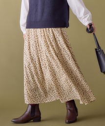 裏地あったかふんわり裏起毛スカート