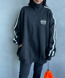 BEN DAVIS（ベンデイビス）の「[BEN DAVIS/ベンデイビス] リブネック ハーフジップスウェット（スウェット・メンズ）」