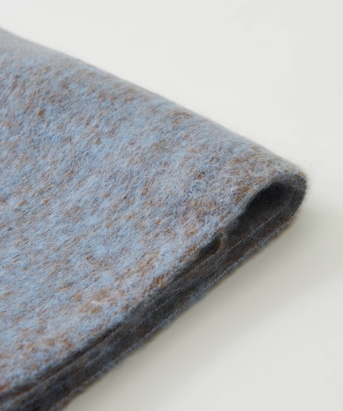 CUBE SUGAR（キューブシュガー）の「ボリュームフリンジマフラー（マフラー・レディース・ピンク/ネイビー/アイボリー・M）」の11枚目の写真