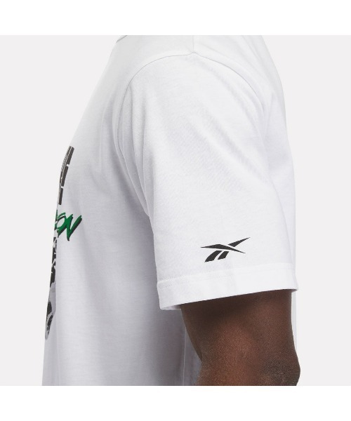 Reebok（リーボック）の「バスケットボール グラフィック Tシャツ / BB SHAQ GRAPHIC TEE（Tシャツ/カットソー・メンズ・ホワイト/ブラック・X-SMALL/SMALL/XX-LARGE/LARGE/MEDIUM/X-LARGE）」の5枚目の写真
