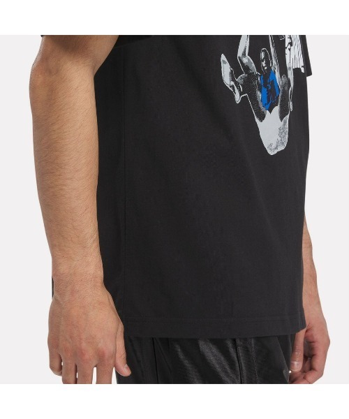 Reebok（リーボック）の「バスケットボール グラフィック Tシャツ / BB SHAQ GRAPHIC TEE（Tシャツ/カットソー・メンズ・ホワイト/ブラック・X-SMALL/SMALL/XX-LARGE/LARGE/MEDIUM/X-LARGE）」の9枚目の写真