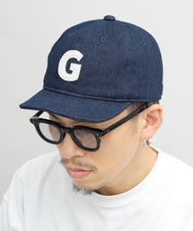 GERRY | フェルトワッペン キャンバス デニム アンパイアキャップ(キャップ)