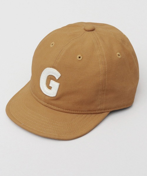 GERRY（ジェリー）の「フェルトワッペン キャンバス デニム アンパイアキャップ（キャップ・メンズ・ブラウン/インディゴブルー/ブラック・FREE）」の5枚目の写真