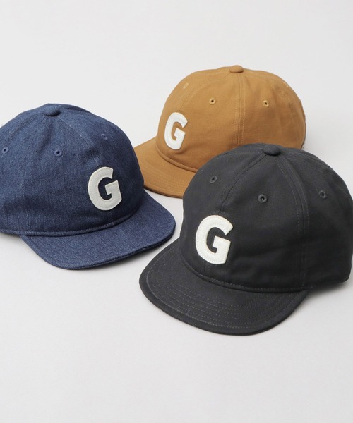 GERRY（ジェリー）の「フェルトワッペン キャンバス デニム アンパイアキャップ（キャップ・メンズ・ブラウン/インディゴブルー/ブラック・FREE）」の10枚目の写真