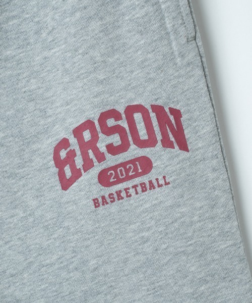 ＆RSON（アンダーソン）の「STANDARD LOGO SWEAT PANTS（スウェットパンツ・メンズ・グレー/ブルー・SMALL/MEDIUM/LARGE/X-LARGE）」の11枚目の写真