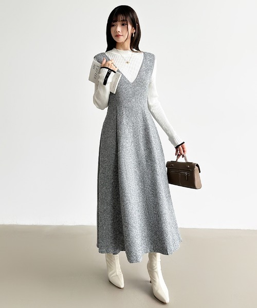 美品✨キルティング MACHATT ジャンパースカート ワンピース キャメル F 美品✨キルティング MACHATT ジャンパースカート ワンピース キャメル