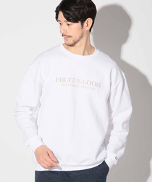 FRUIT OF THE LOOM別注裏毛裏起毛クルーネックスウェット