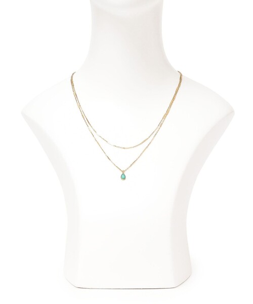 SHIPS(シップス)の「AEC PARIS:HEDELIA NECKLACE ◇(ネックレス・レディース・ライトホワイト/ライトブルー・ONE SIZE)」の7枚目の写真