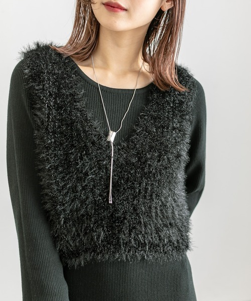 mystic（ミスティック）の「[Eau] slide chain necklace（ネックレス・レディース・シルバー/ゴールド・ONE SIZE）」の5枚目の写真