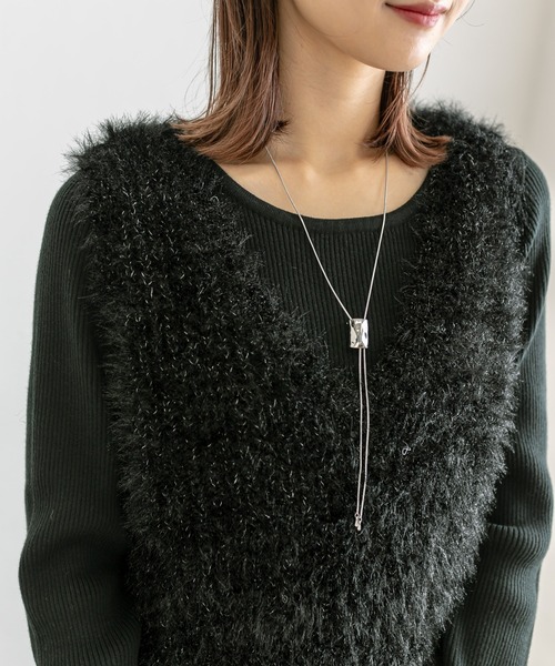 mystic（ミスティック）の「[Eau] slide chain necklace（ネックレス・レディース・シルバー/ゴールド・ONE SIZE）」の9枚目の写真