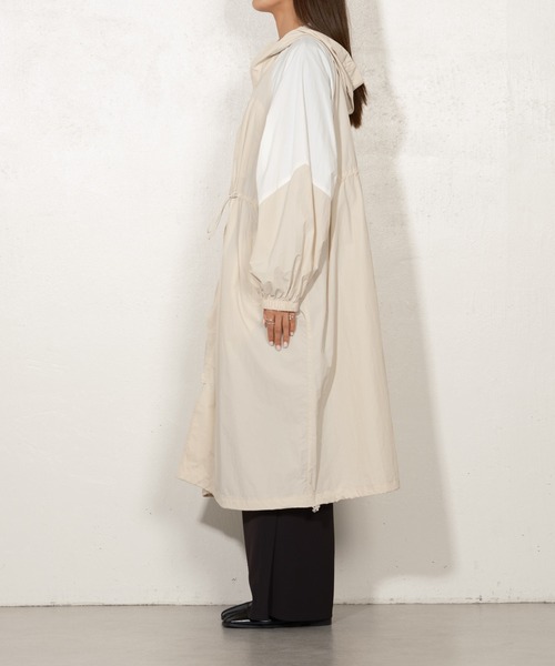 Lui's（ルイス）の「バイカラーモッズコート（モッズコート・レディース・ブラック/ライトベージュ・FREE）」の12枚目の写真