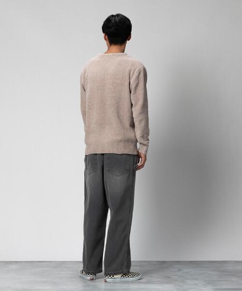 Right-on(ライトオン)の「Other(ソノタ)ワイドデニムパンツ(その他パンツ・メンズ・オフホワイト/ブラック/グレー・L/M/XL)」の17枚目の写真