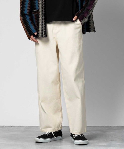 Right-on(ライトオン)の「ワイドデニムパンツ(デニムパンツ・メンズ・オフホワイト/ブラック/グレー・L/M/XL)」の2枚目の写真