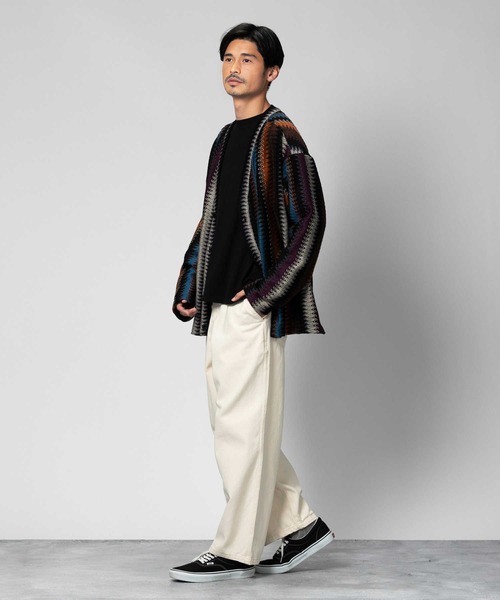 Right-on(ライトオン)の「ワイドデニムパンツ(デニムパンツ・メンズ・オフホワイト/ブラック/グレー・L/M/XL)」の4枚目の写真