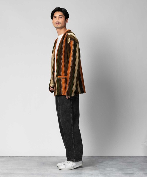 Right-on(ライトオン)の「ワイドデニムパンツ(デニムパンツ・メンズ・オフホワイト/ブラック/グレー・L/M/XL)」の7枚目の写真