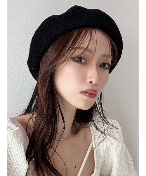 RESEXXY（リゼクシー）の「ベレー帽（ハンチング/ベレー帽・レディース・ブラウン/ブラック・FREE）」の6枚目の写真