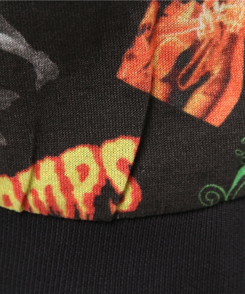 HYSTERIC GLAMOUR(ヒステリックグラマー)の「CR/SCRAP OF CRAMPS総柄 リブBZ(ブルゾン・レディース・ブルー系その他/ブラック系その他・FREE)」の13枚目の写真