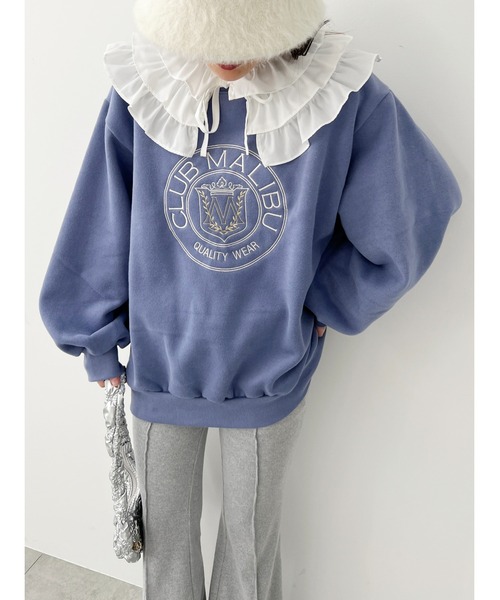 WC（ダブル シー）の「サークルロゴウラキモウスェット（スウェット