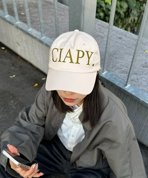 CIAOPANIC TYPY（チャオパニックティピー）の「【UNISEX】ロゴ刺繍キャップ（キャップ・メンズ・オリーブ/ベージュ/ネイビー・FREE）」の7枚目の写真