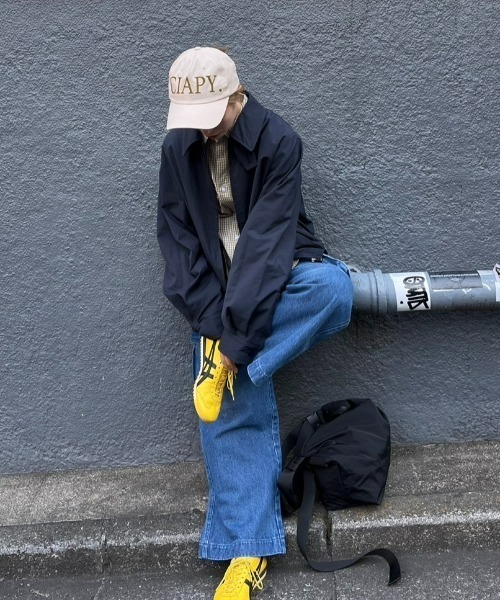 CIAOPANIC TYPY（チャオパニックティピー）の「【UNISEX】ロゴ刺繍キャップ（キャップ・メンズ・オリーブ/ベージュ/ネイビー・FREE）」の5枚目の写真