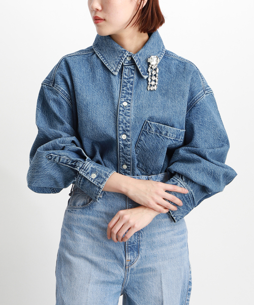 【upper hights / アッパーハイツ】THE ESSENSE ダメージ upper hights/アッパーハイツ】THE ESSENSE（シャツ／ブラウス