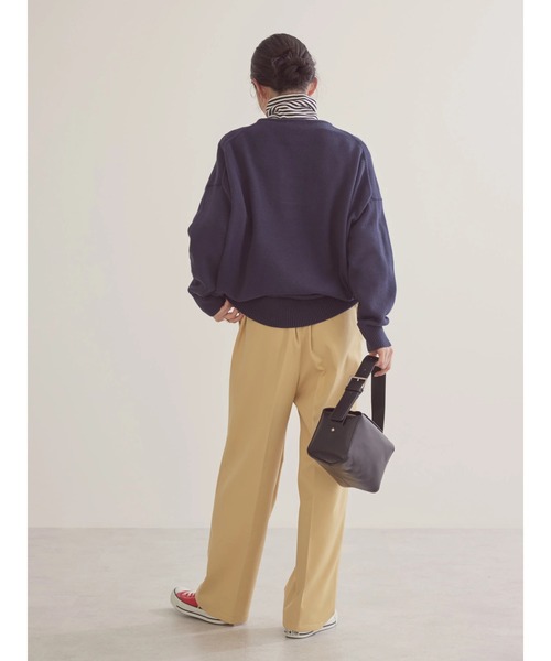 AMERICAN HOLIC(アメリカンホリック)の「【WEB限定】スキッパーニットプルオーバー(ニット/セーター・レディース・ブルー/アイボリー/ネイビー・L/M)」の11枚目の写真