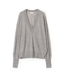 カシミヤ Vネックプルオーバー